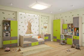 Детская комната Пуговка в Сосновоборске - sosnovoborsk.katalogmebeli.com | фото