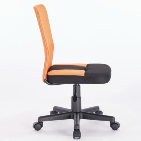 Кресло компактное BRABIX Smart MG-313 (черный, оранжевый) в Сосновоборске - sosnovoborsk.katalogmebeli.com | фото 2