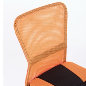 Кресло компактное BRABIX Smart MG-313 (черный, оранжевый) в Сосновоборске - sosnovoborsk.katalogmebeli.com | фото 4