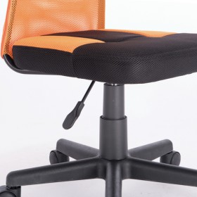 Кресло компактное BRABIX Smart MG-313 (черный, оранжевый) в Сосновоборске - sosnovoborsk.katalogmebeli.com | фото 5