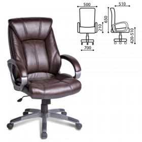 Кресло офисное BRABIX Maestro EX-506 (коричневый) в Сосновоборске - sosnovoborsk.katalogmebeli.com | фото