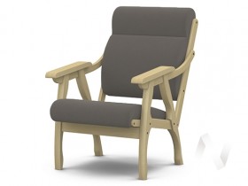 Кресло Вега-10 (бесцветный лак/ULTRA STONE) в Сосновоборске - sosnovoborsk.katalogmebeli.com | фото