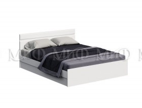 Кровать Нэнси New 1,4м (Белый/белый глянец) в Сосновоборске - sosnovoborsk.katalogmebeli.com | фото