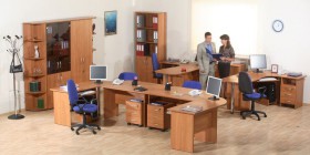 Мебель для персонала Альфа 61 Ольха в Сосновоборске - sosnovoborsk.katalogmebeli.com | фото